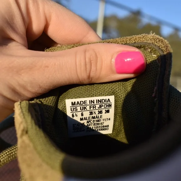 adidas Campus Olive Green White Women's Sneakers - Picture 12 of 14